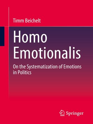 cover image of Homo Emotionalis